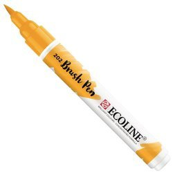 Marker ECOLINE BRUSHPEN -  deep yellow 202 tiefgelb