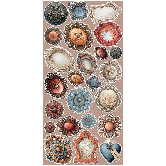 Scrapbooking Zubehör Set - Craft o'clock - Timeless Grace - Flowers & More