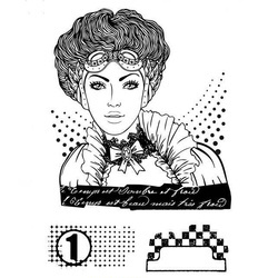 CARABELLE STUDIO Gummistempel Motivstempel -  Femme Neoromantique