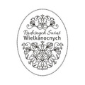 AGATERIA - Transparent Stempel Motivstempel Clear Stamp - Radosnych świąt Wielkanocnych  Untertitel PL Eierdekor