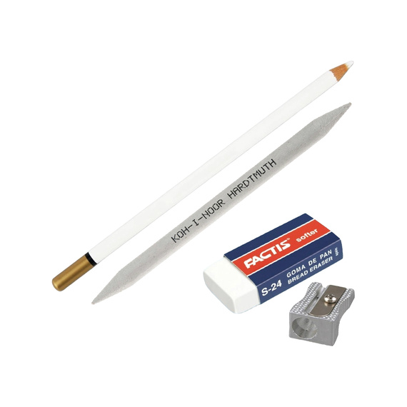 Visher Radiergummi Bleistift und Anspitzer für Brotbrett