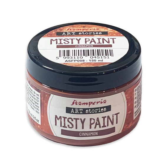 Misty Paint – Satineffektfarbe – Cinnamon – 150 ml – Stamperia Art Stories