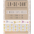 Papier Washi Tape - Indien - La De Dah - Pfeile und Dreiecke