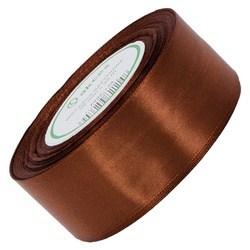 Satinband  38 mm - Braun - 32 Meter