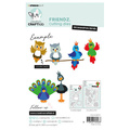 STUDIO LIGHT - Stanzform Präge Stanzschablone Cutting Die, Accessoires Birds Friendz