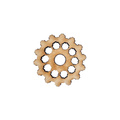 Holzverzierung Zahnrad Nr. 11 - Set mit 10 Stück - Decor