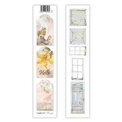 Scrapbooking Papier Streifen - Lexi Design - Kürbiskern 05