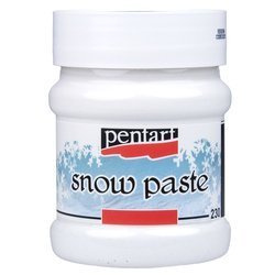 PENTART Grobkörnige Schnee Paste Snow Paste 230ml, 1918