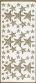 Dekorative Aufkleber - Massive dekorative Sterne - gold