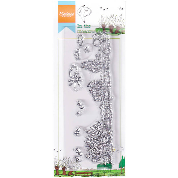 MARIANNE DESIGN Transparenten Stempel Motivstempel - Hetty's in the meadow,  Wiese, Bäume