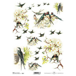 ITD Reispapier Decoupage Bastelpapier Softpapier, Weihnachten Kinder R1761