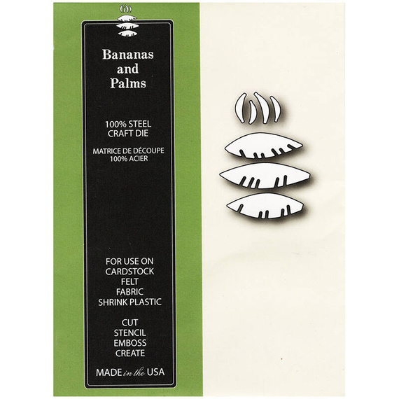 Stanzform Präge Stanzschablone Cutting Die - Poppystamps - Bananas and Palms