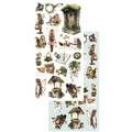 ALCHEMY OF ART 15x30cm doppelseitig Scrapbooking Papier 250g, The world of fairies