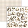 Scrapbooking Papier Set 30x30 cm – Paper Pad- Bastelpapier - Ciao Bella – Winter Season