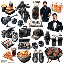 AUFKLEBER ScrapLove Dekor Stickers - Mens World 2