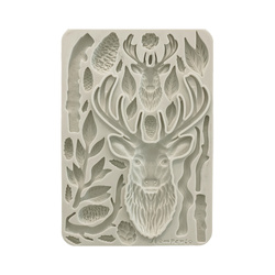 Silikonform Mold Gießen Mould - The Owl's House - Hirsch - Stamperia