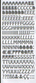 Dekorativer Aufkleber - silberne Buchstaben