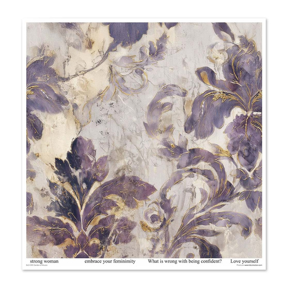 ITD COLLECTION Scrapbooking Papier Set 30x30 cm - Garden of Muses