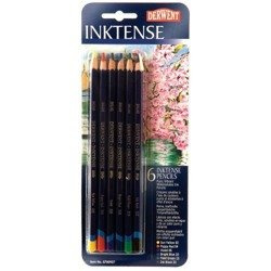 Derwent Inktense Buntstifte auf Wasserbasis, 6 Farben