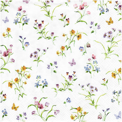 SERVIETTEN 1 Stück Motivservietten Decoupage Napkin 33x33cm, Easter Flowers