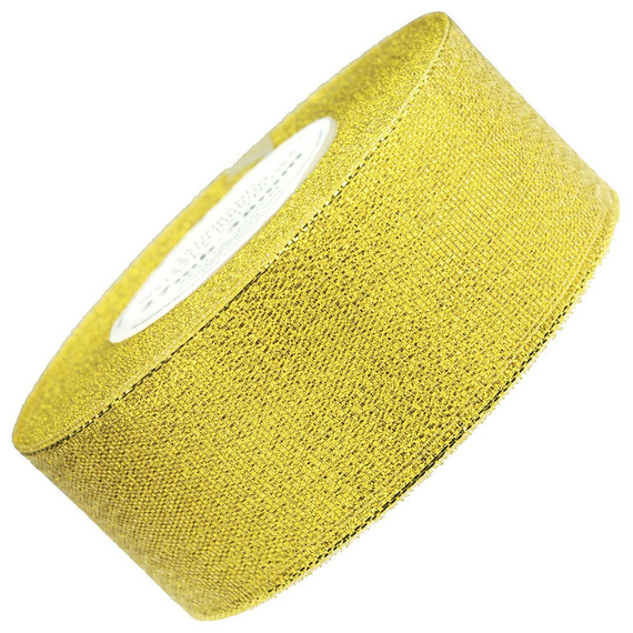 Glitzerband Band 38 mm - 27 m gold