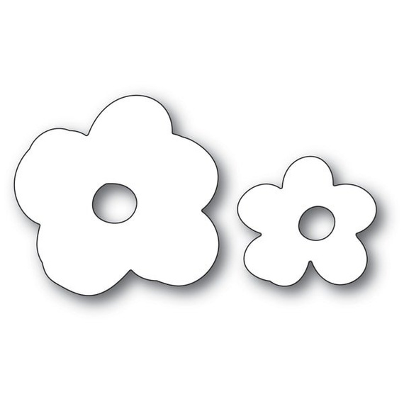 MEMORY BOX Stanzformen Set Stanzschablone Scrapbooking Die Cut, Scribble Posies Background