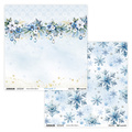 Scrapbooking Papier - ScrapAndMe - Winter Sparkle 01/02 - doppelseitig 30x30 cm