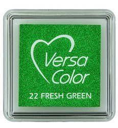 TSUKINEKO - Pigment Stempelkissen - Versa Color small 2,5 x 2,5 cm -  Fresh Green