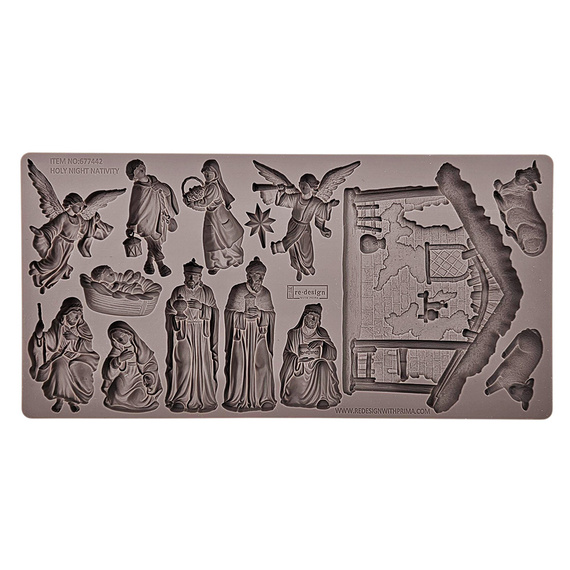PRIMA SILIKONFORM Mold Abformen Gießen Mould, Holy Night Nativity