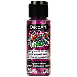 DECOART - Glitterfarbe - Galaxy Glitter -  Supernova Berry