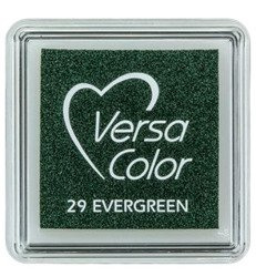 TSUKINEKO - Pigment Stempelkissen - Versa Color small 2,5 x 2,5 cm -  Evergreen