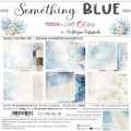 CRAFT OCLOCK 24 Blatt 20x20cm doppelseitig Scrapbooking Papier, Something Blue BASIC