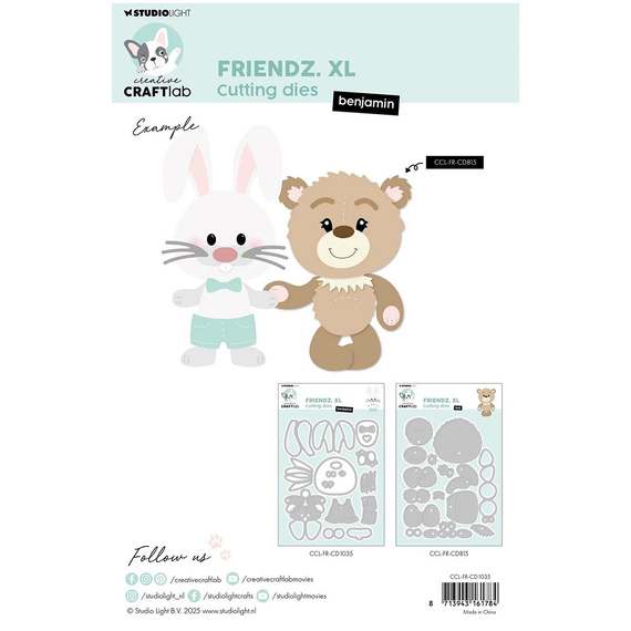 STUDIOLIGHT - Stanzform Präge Stanzschablone Cutting Die - Benjamin
