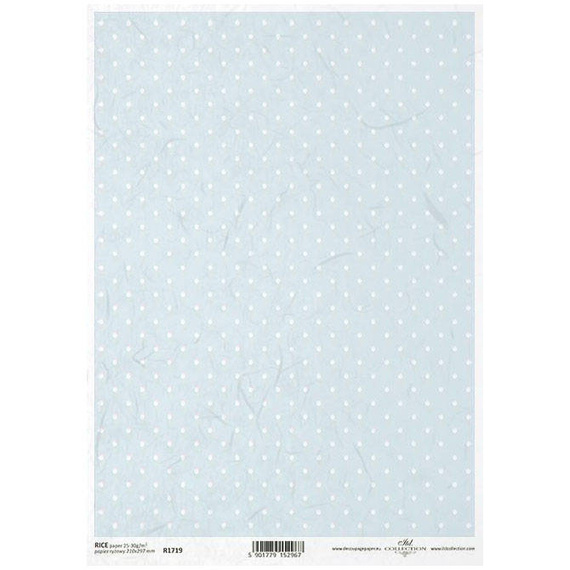 Reispapier für Decoupage in Punkten ITD-R1719 - A4