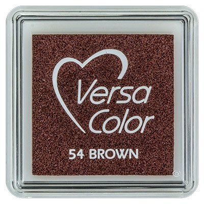 TSUKINEKO - Pigment Stempelkissen - Versa Color small 2,5 x 2,5 cm - Brown