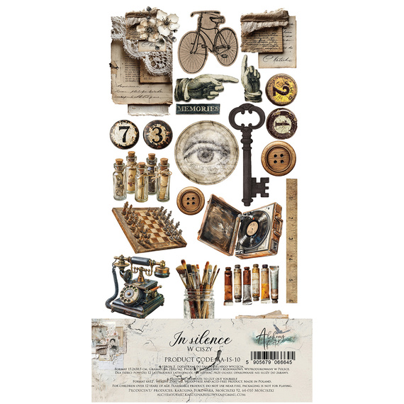 ALCHEMY OF ART Set 15x30cm Scrapbooking Papier, Magic of the Northern Lights, aurora