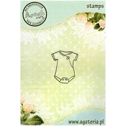 AGATERIA - Transparent Stempel Motivstempel Clear Stamp - Baby clothes, Kinderkleidung