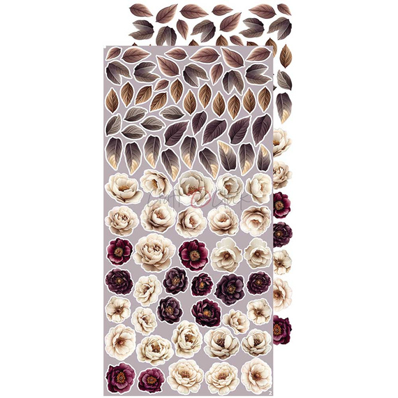 Scrapbooking-Zubehör-Set - Craft o'clock - Plum & Caramel - MIX