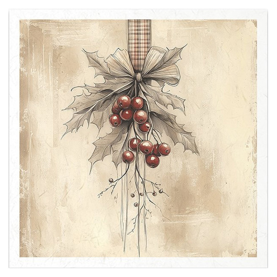 Reispapier-Set - Weihnachtsschmuck - RSM181 - Itd Collection