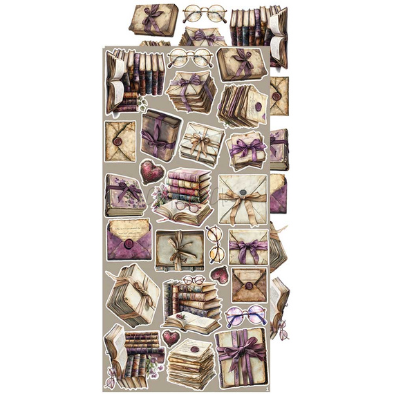 Scrapbooking-Zubehör-Set - Craft o'clock - Plum & Caramel - MIX