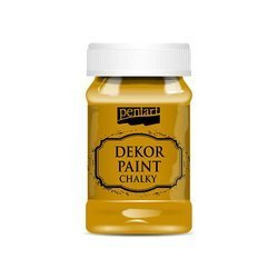 Dekor Paint Kreidefarbe Senf - mustard yellow 100ml - PENTART