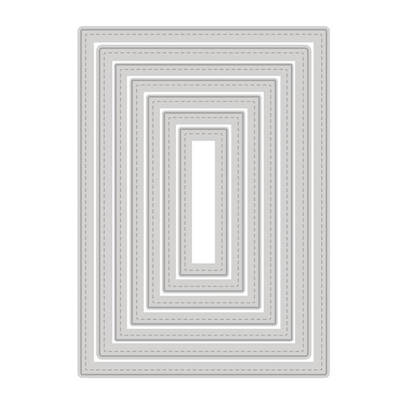 DPCRAFT Stanzform Präge Stanzschablone Cutting Die, Rechtecke