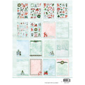STUDIO LIGHT 32Blatt A4 Papierset + Elemente Scrapbooking Papier Winter fun