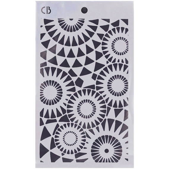 CIAO BELLA Mixed Media Schablone STENCIL Lu Mania -  Set 3 - 3 stk.