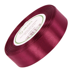 SATINBAND 25mm/32m SCHLEIFENBAND Geschenkband Dekoband Dunkelburgund