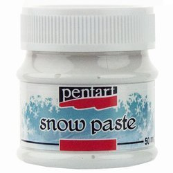 PENTART Grobkörnige Schnee Paste Snow Paste 50ml, 0989