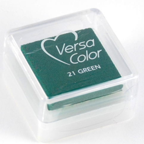 TSUKINEKO - Pigment Stempelkissen - Versa Color small 2,5 x 2,5 cm -  Green