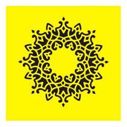 ITD Mixed Media Schablone STENCIL für Decoupage Scrapbooking 16x16, ST0134 Spitze, Serviette