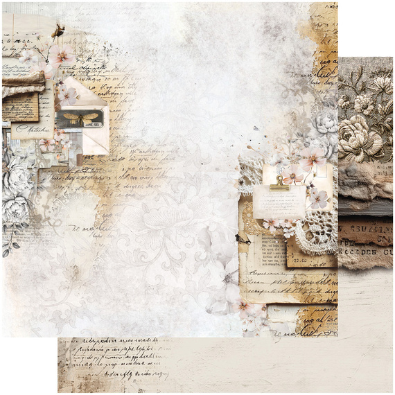 ALCHEMY OF ART Set 30x30cm Scrapbooking Papier, In silence