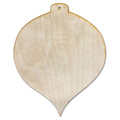 HOLZKUGEL mit Rahmen Anhänger aus Holz Weihnachtskugel zum Dekorieren Kugel 12 cm
